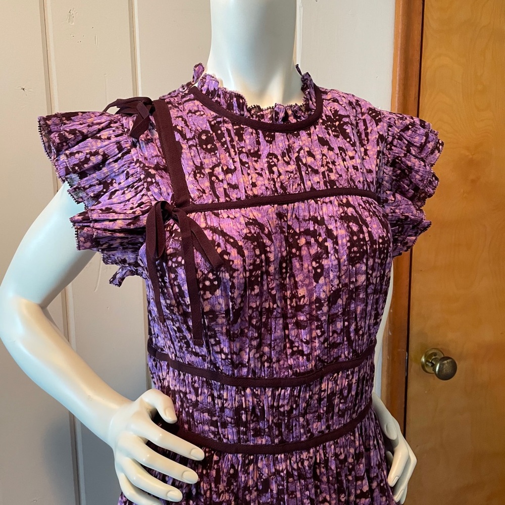 Ulla Johnson Amari dress purple NWT size 8